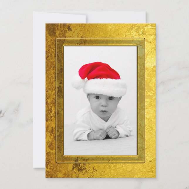 Pure Golden Photo Frame I + your photo & text (Front)