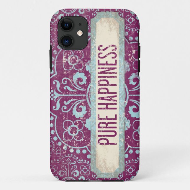 Pure Happiness Purple Blue iPhone 5/5S Case (Back)