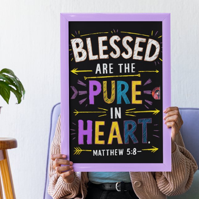 Pure Heart Blessings Poster (Creator Uploaded)