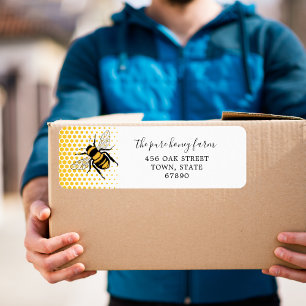 Pure Honey Custom Food   Return Address Labels