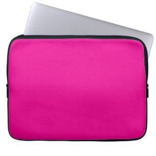 Pure Magenta Pink Solid Laptop Sleeve