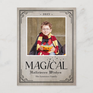 Pure Magic Fun Halloween Photo Card Postcard