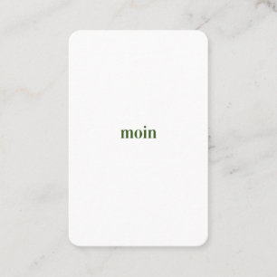 Pure Moin/Hello Business Card