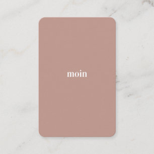 Pure Moin/Hello Business Card