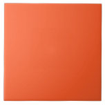 Pure Orange Ceramic Tile. Tile<br><div class="desc">This color is called Pure Orange and is what most of us would recognize as orange. This ceramic tile Would be great to brighten up a room. It could be for a kitchen wall, wall decor elsewhere in the home. It could be used for upcycling items in the home or...</div>