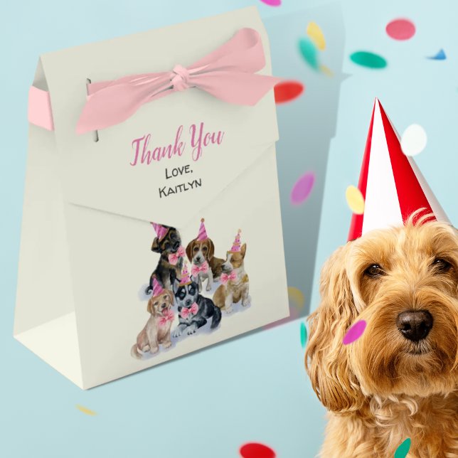 Pure Puppy | Dogs Theme Birthday Party Thank You Favour Box (Creator Uploaded)