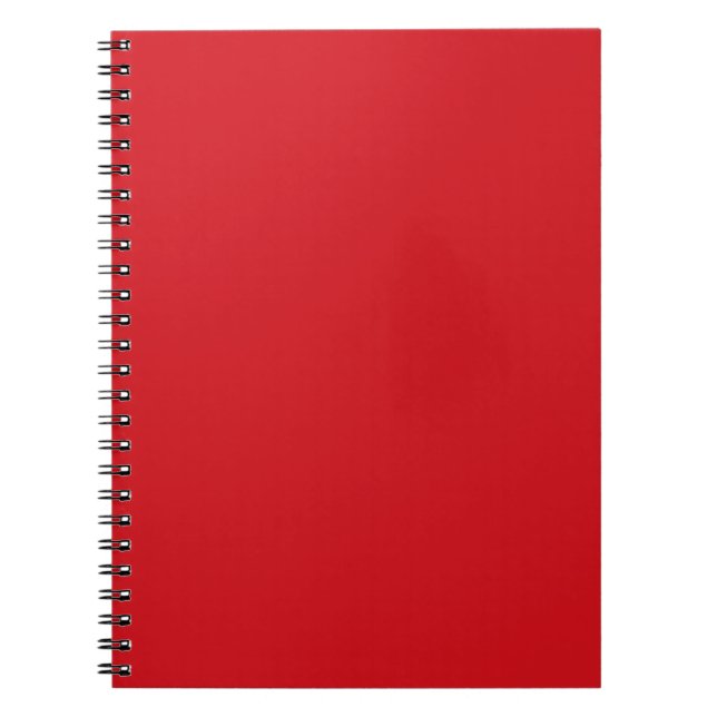 Pure Red Notebook (Front)