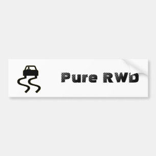 Pure RWD Bumper Sticker