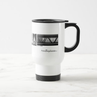 Pure Saginaw Letters Travel Mug
