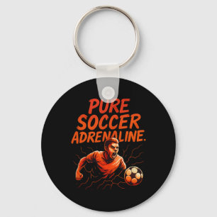 Pure Soccer Adrenaline Graffiti Soccer Fan Gear De Key Ring