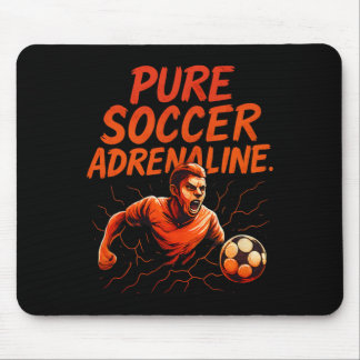 Pure Soccer Adrenaline Graffiti Soccer Fan Gear De Mouse Pad