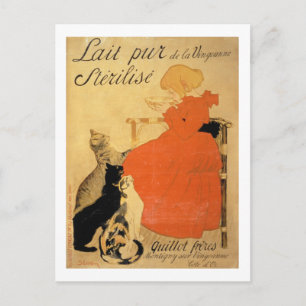 'Pure Sterilised Milk from La Vingeanne', 1894 (co Postcard