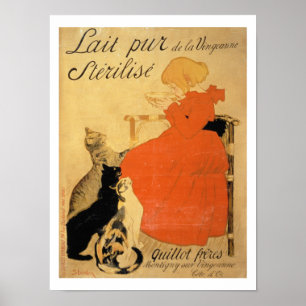 'Pure Sterilised Milk from La Vingeanne', 1894 (co Poster