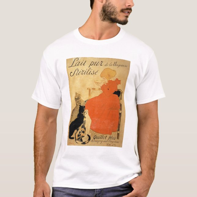 'Pure Sterilised Milk from La Vingeanne', 1894 (co T-Shirt (Front)