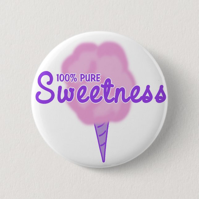 Pure Sweetness 6 Cm Round Badge (Front)