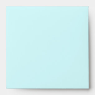 Pure Teal Blue Linen Envelopes