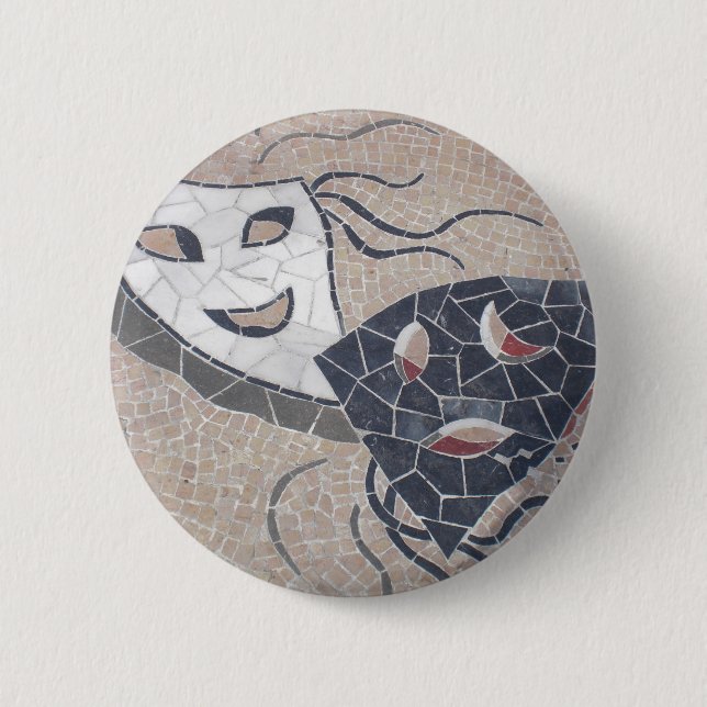 Pure theater 6 cm round badge (Front)