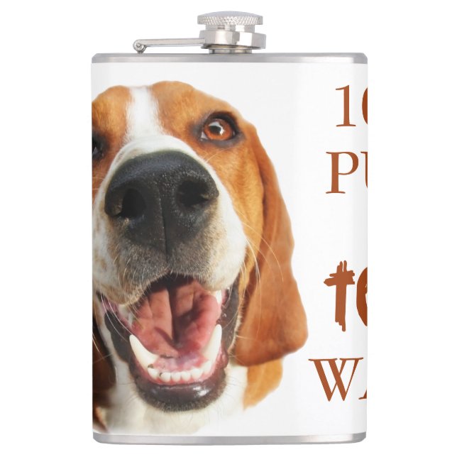 Pure Toilet Water Hip Flask (Front)