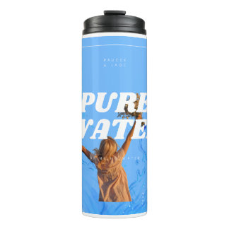 Pure Water – Fresh & Clean Drinking Water Design Thermal Tumbler