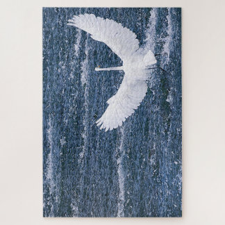 Pure White Soaring Jigsaw Puzzle