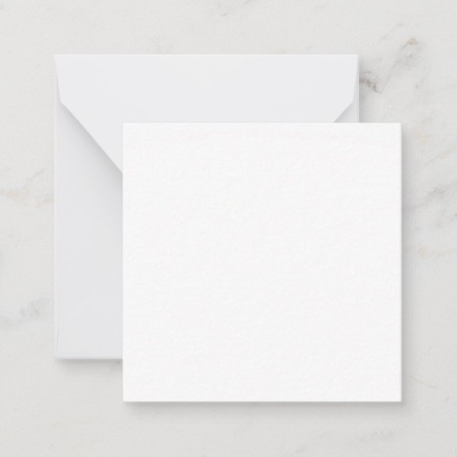 Pure White Solid Colour Card (Front)