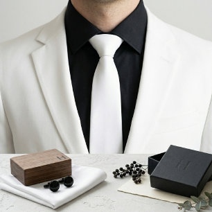 Pure White Tie