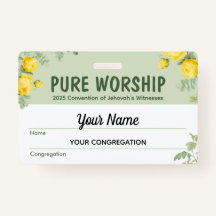 Pure Worship 2025 Convention | JW Name 