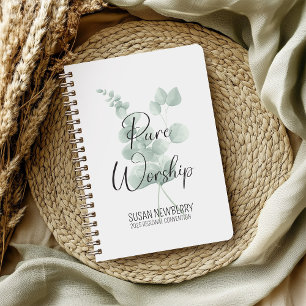 Pure Worship 2-Sided Notebook Eucalyptus