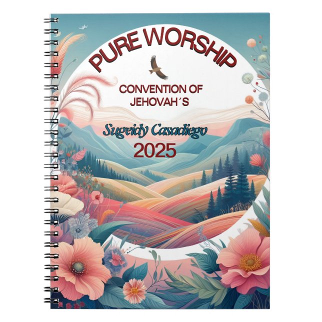  Pure Worship Convention  of Jehovah's  Notebook (Front)