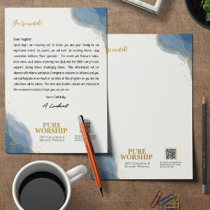 Pure Worship JW 2025 Custom Letter Writing Custom Letterhead