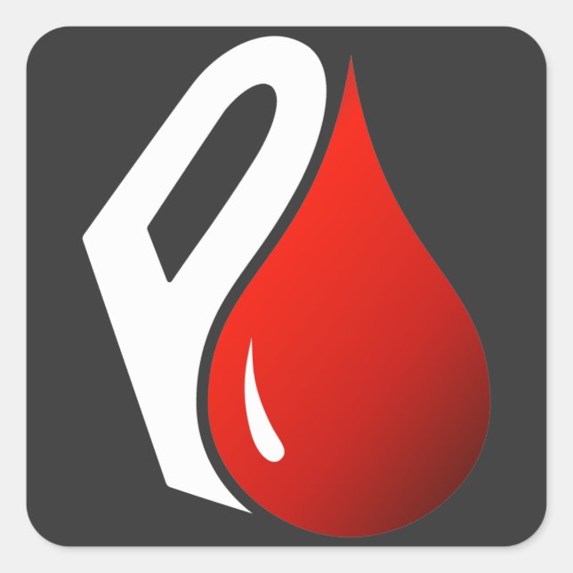 PUREBLOOD SQUARE STICKER (Front)