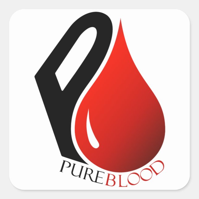 PUREBLOOD SQUARE STICKER (Front)