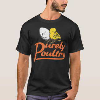 Purely Poultry Black Tshirt