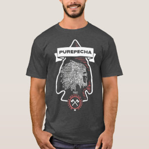 Purepecha Tribe Native Mexican Indian Proud Dark T-Shirt