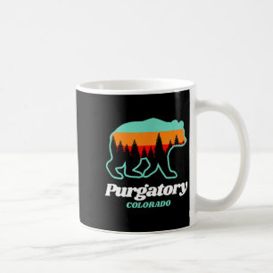 Purgatory colorado skiing snowboarding bear coffee mug