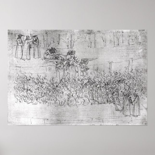 Purgatory, from 'The Divine Comedy' by Dante Poster (Front)