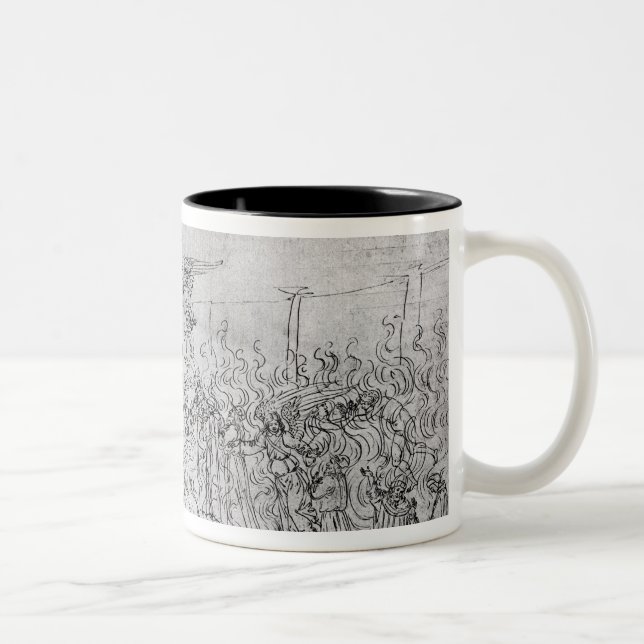 Purgatory, from 'The Divine Comedy' by Dante Two-Tone Coffee Mug (Right)