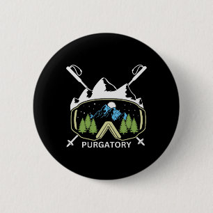 Purgatory Resort Colorado Skiing Ski Resort Souven 6 Cm Round Badge