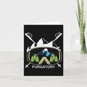 Purgatory Resort Colorado Skiing Ski Resort Souven Card