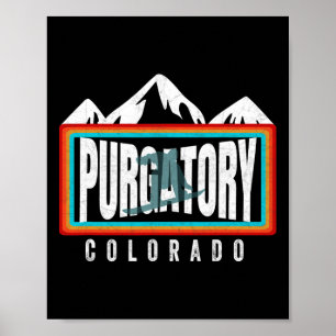 Purgatory Snowboarder Purgatory Snowboarding Cool Poster