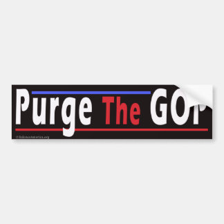 'Purge The GOP' Bumper Sticker 