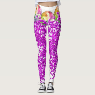 Purim פּוּרִים Esther's mask gemstone crown Leggings
