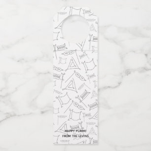 Purim Bottle Tag