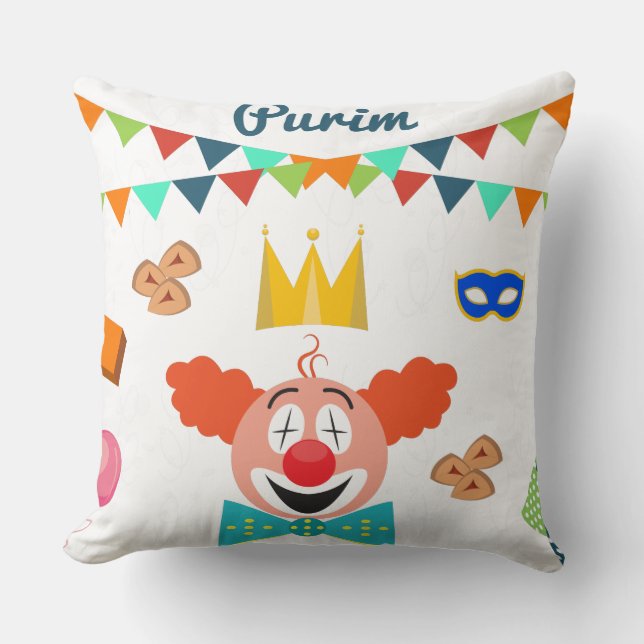 purim cushion (Front)