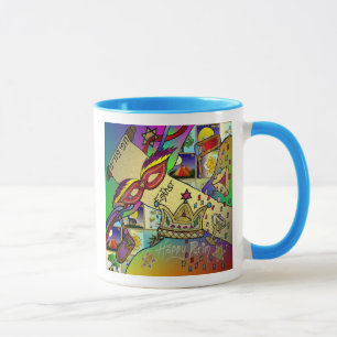Purim Esther Celebration Light Art Print Mug