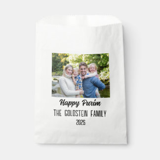Purim Family Photo Costume Family Name Favour Bag