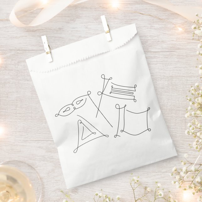 Purim Favour Bag (Clipped)