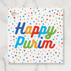 Purim Favour Tag