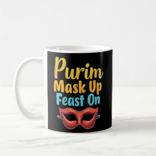 PURIM Mask Up, Feast On – Celebrate with Food & Fu Coffee Mug
