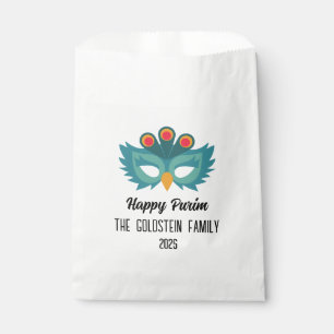 Purim owl mask masquerade costume favour bag
